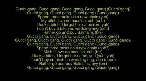 gucci ganga lyrics